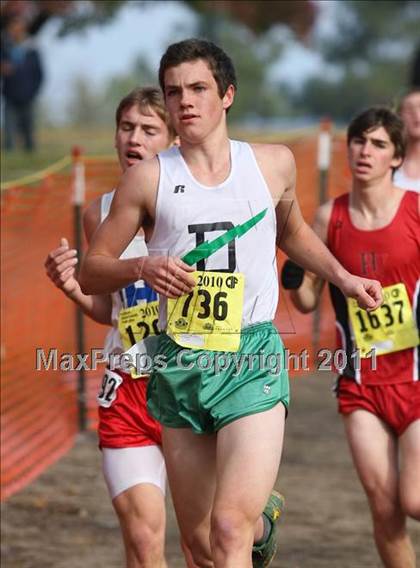 Thumbnail 1 in CIF State Cross Country Championships (D4 Boys) photogallery.