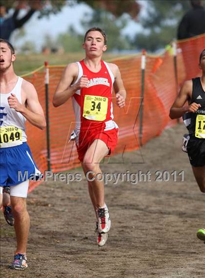 Thumbnail 3 in CIF State Cross Country Championships (D4 Boys) photogallery.