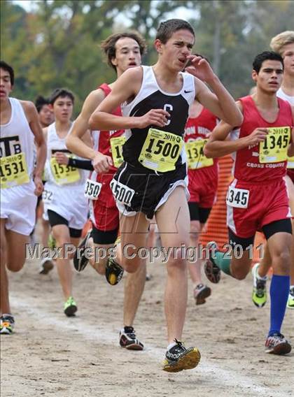 Thumbnail 2 in CIF State Cross Country Championships (D4 Boys) photogallery.