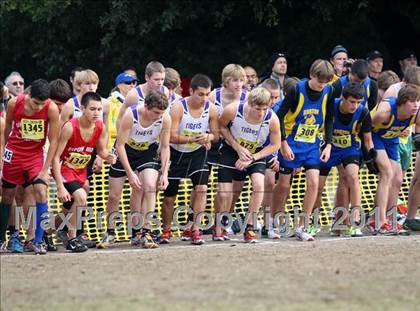 Thumbnail 3 in CIF State Cross Country Championships (D4 Boys) photogallery.