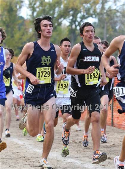 Thumbnail 2 in CIF State Cross Country Championships (D4 Boys) photogallery.