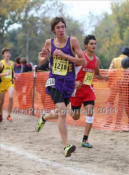 Thumbnail 2 in CIF State Cross Country Championships (D4 Boys) photogallery.