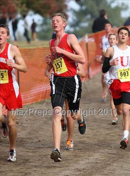 Thumbnail 1 in CIF State Cross Country Championships (D4 Boys) photogallery.