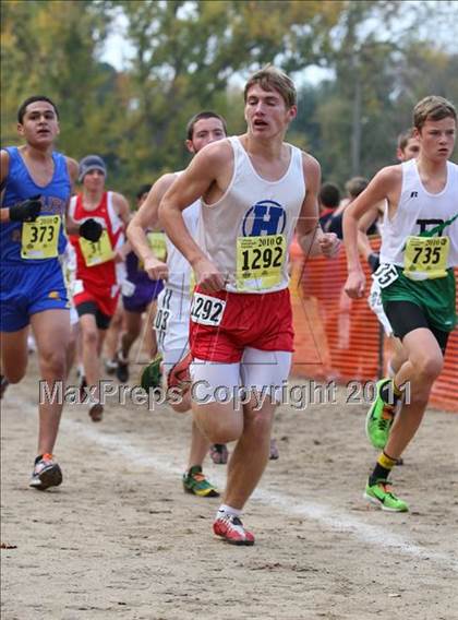 Thumbnail 3 in CIF State Cross Country Championships (D4 Boys) photogallery.