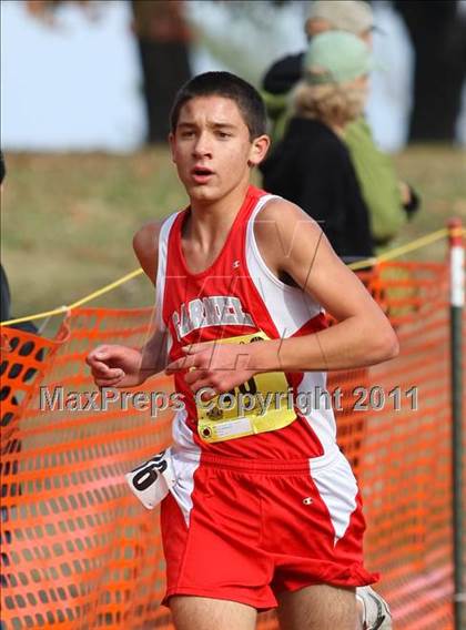 Thumbnail 1 in CIF State Cross Country Championships (D4 Boys) photogallery.