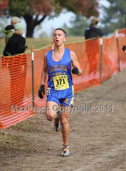 Thumbnail 2 in CIF State Cross Country Championships (D4 Boys) photogallery.