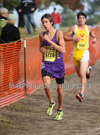Thumbnail 2 in CIF State Cross Country Championships (D4 Boys) photogallery.