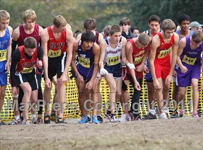 Thumbnail 2 in CIF State Cross Country Championships (D4 Boys) photogallery.