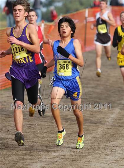 Thumbnail 3 in CIF State Cross Country Championships (D4 Boys) photogallery.