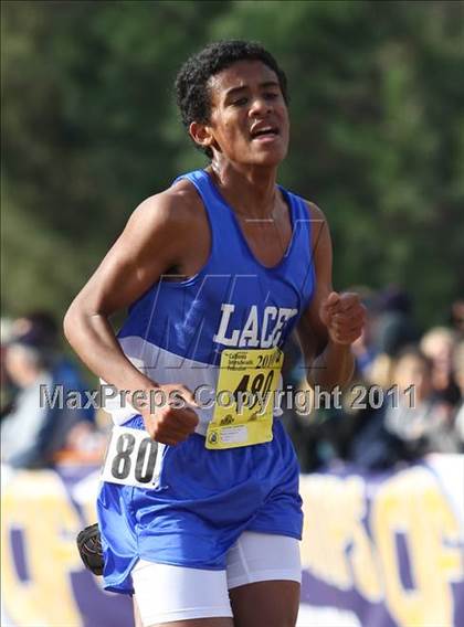Thumbnail 2 in CIF State Cross Country Championships (D4 Boys) photogallery.