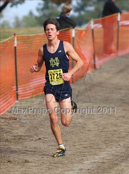 Thumbnail 1 in CIF State Cross Country Championships (D4 Boys) photogallery.
