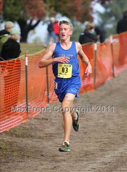 Thumbnail 1 in CIF State Cross Country Championships (D4 Boys) photogallery.