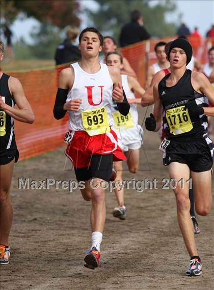 Thumbnail 2 in CIF State Cross Country Championships (D4 Boys) photogallery.