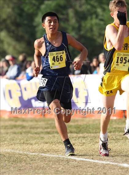Thumbnail 3 in CIF State Cross Country Championships (D4 Boys) photogallery.