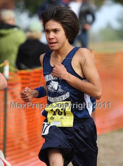 Thumbnail 3 in CIF State Cross Country Championships (D4 Boys) photogallery.
