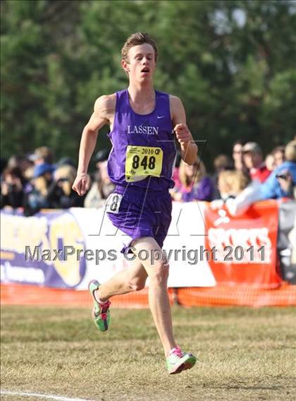 Thumbnail 1 in CIF State Cross Country Championships (D4 Boys) photogallery.
