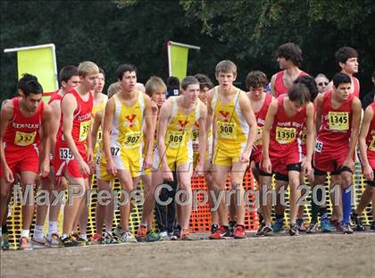 Thumbnail 2 in CIF State Cross Country Championships (D4 Boys) photogallery.