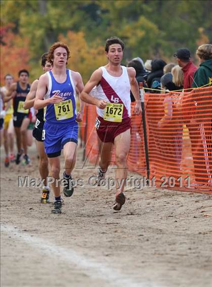 Thumbnail 1 in CIF State Cross Country Championships (D4 Boys) photogallery.