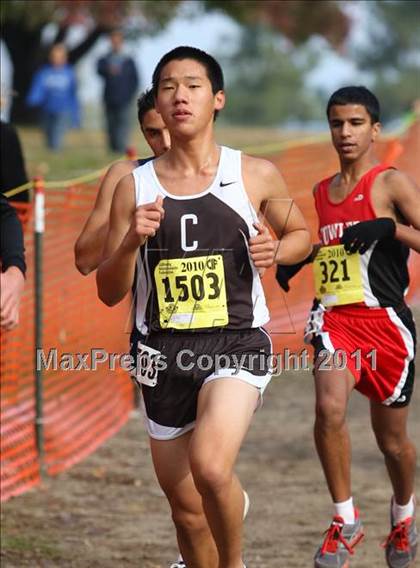 Thumbnail 2 in CIF State Cross Country Championships (D4 Boys) photogallery.