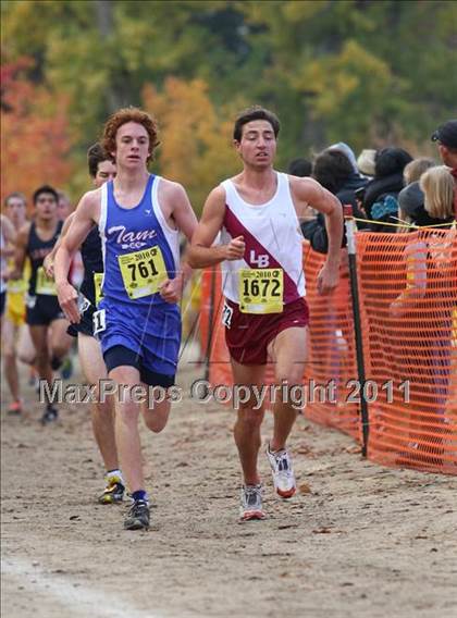 Thumbnail 3 in CIF State Cross Country Championships (D4 Boys) photogallery.