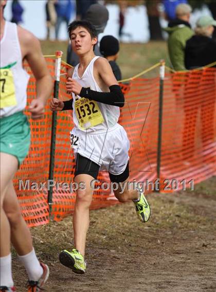 Thumbnail 3 in CIF State Cross Country Championships (D4 Boys) photogallery.