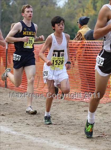 Thumbnail 2 in CIF State Cross Country Championships (D4 Boys) photogallery.
