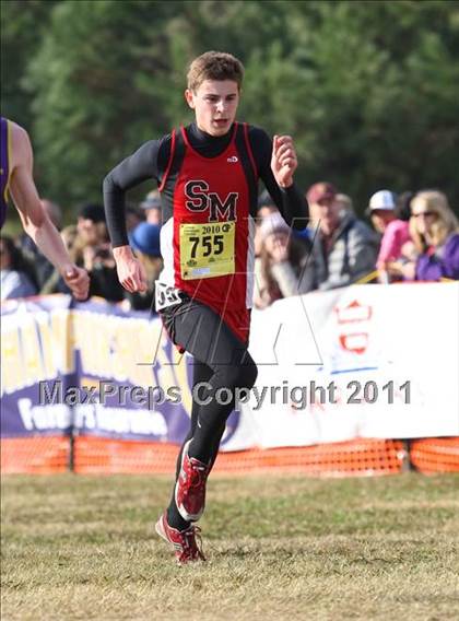 Thumbnail 1 in CIF State Cross Country Championships (D4 Boys) photogallery.
