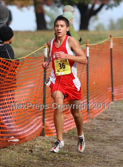 Thumbnail 3 in CIF State Cross Country Championships (D4 Boys) photogallery.