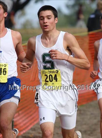 Thumbnail 3 in CIF State Cross Country Championships (D4 Boys) photogallery.