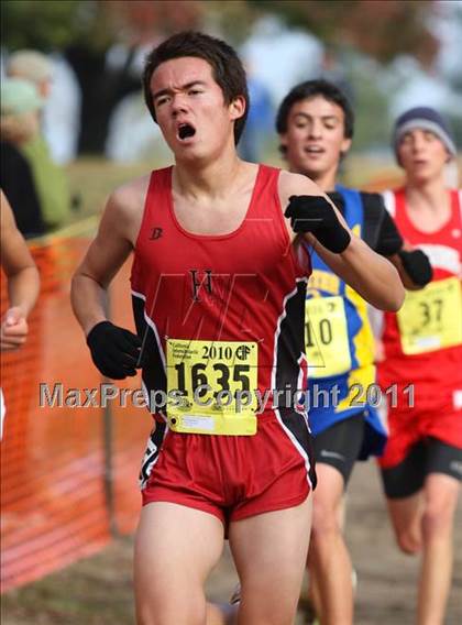 Thumbnail 3 in CIF State Cross Country Championships (D4 Boys) photogallery.