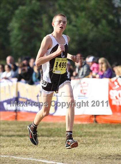 Thumbnail 2 in CIF State Cross Country Championships (D4 Boys) photogallery.