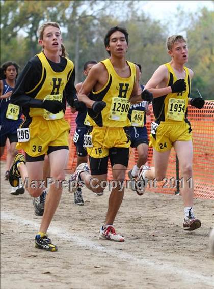 Thumbnail 2 in CIF State Cross Country Championships (D4 Boys) photogallery.