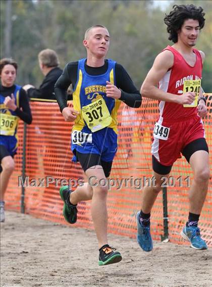 Thumbnail 3 in CIF State Cross Country Championships (D4 Boys) photogallery.