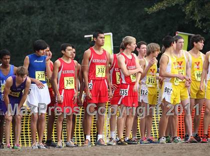Thumbnail 1 in CIF State Cross Country Championships (D4 Boys) photogallery.