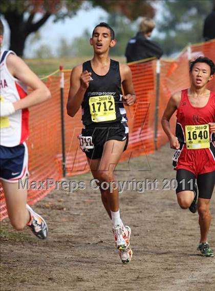 Thumbnail 1 in CIF State Cross Country Championships (D4 Boys) photogallery.