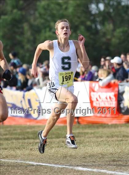Thumbnail 1 in CIF State Cross Country Championships (D4 Boys) photogallery.