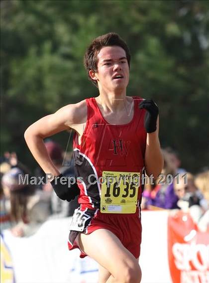 Thumbnail 2 in CIF State Cross Country Championships (D4 Boys) photogallery.