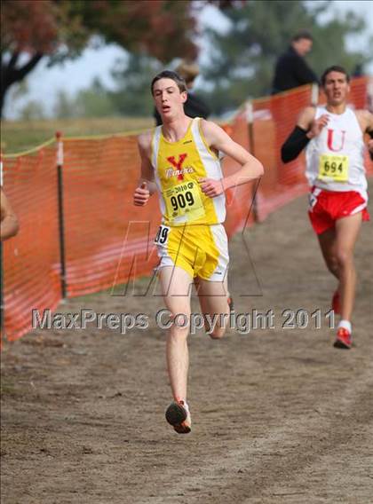Thumbnail 2 in CIF State Cross Country Championships (D4 Boys) photogallery.