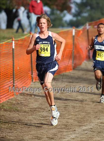 Thumbnail 3 in CIF State Cross Country Championships (D4 Boys) photogallery.
