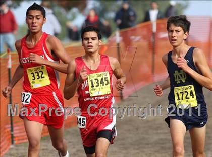 Thumbnail 3 in CIF State Cross Country Championships (D4 Boys) photogallery.