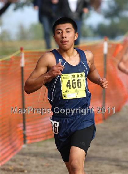 Thumbnail 1 in CIF State Cross Country Championships (D4 Boys) photogallery.
