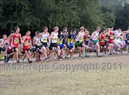 Thumbnail 2 in CIF State Cross Country Championships (D4 Boys) photogallery.