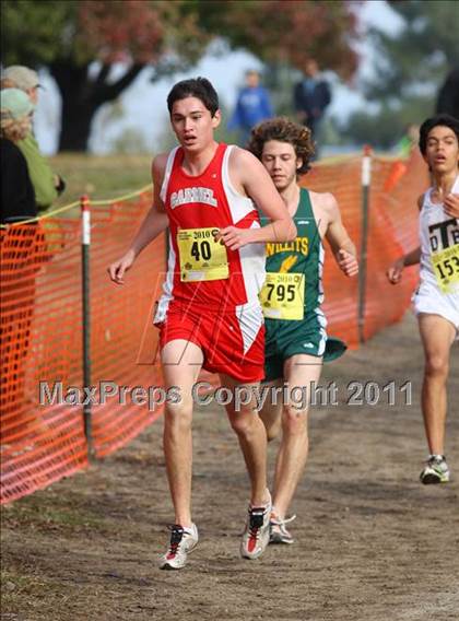 Thumbnail 2 in CIF State Cross Country Championships (D4 Boys) photogallery.