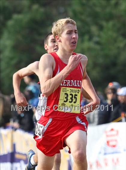 Thumbnail 2 in CIF State Cross Country Championships (D4 Boys) photogallery.