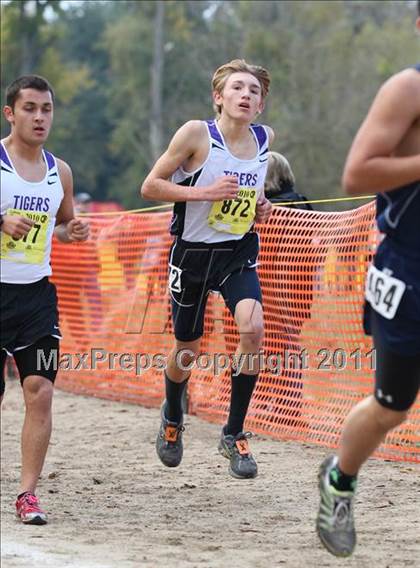 Thumbnail 1 in CIF State Cross Country Championships (D4 Boys) photogallery.