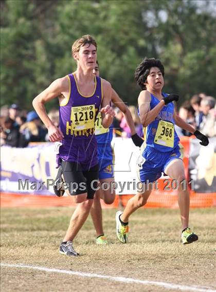Thumbnail 2 in CIF State Cross Country Championships (D4 Boys) photogallery.