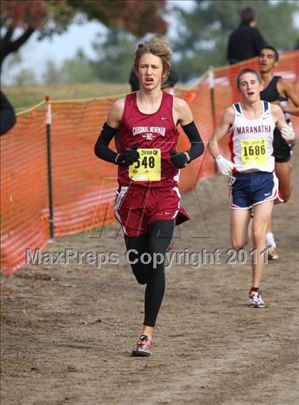 Thumbnail 1 in CIF State Cross Country Championships (D4 Boys) photogallery.