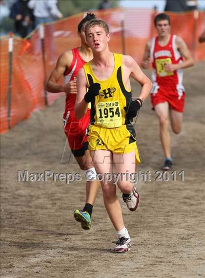 Thumbnail 1 in CIF State Cross Country Championships (D4 Boys) photogallery.