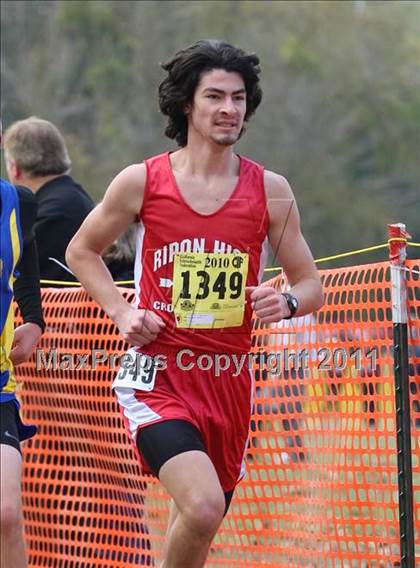Thumbnail 2 in CIF State Cross Country Championships (D4 Boys) photogallery.