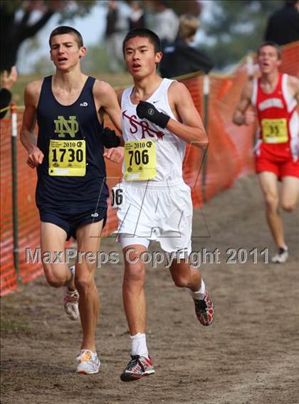 Thumbnail 3 in CIF State Cross Country Championships (D4 Boys) photogallery.